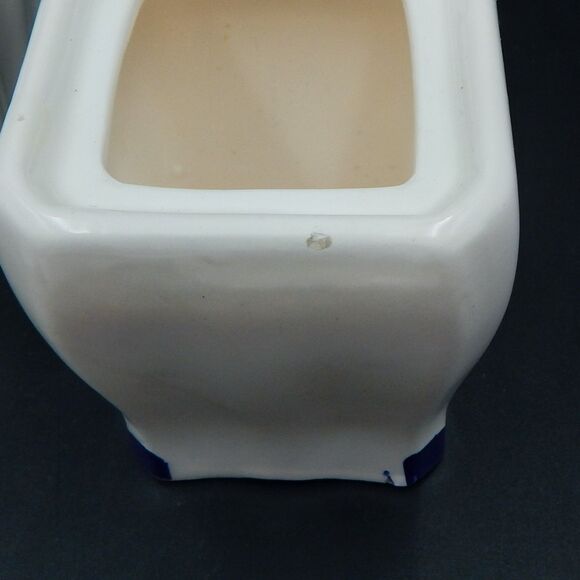 Delftware Floral Pattern Spice Jars Thyme Pepper Curry Paprika Royal Dutch S/4 - Picture 9 of 13